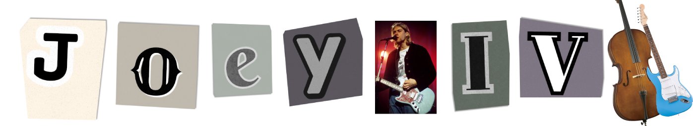 site logo reading joey iv